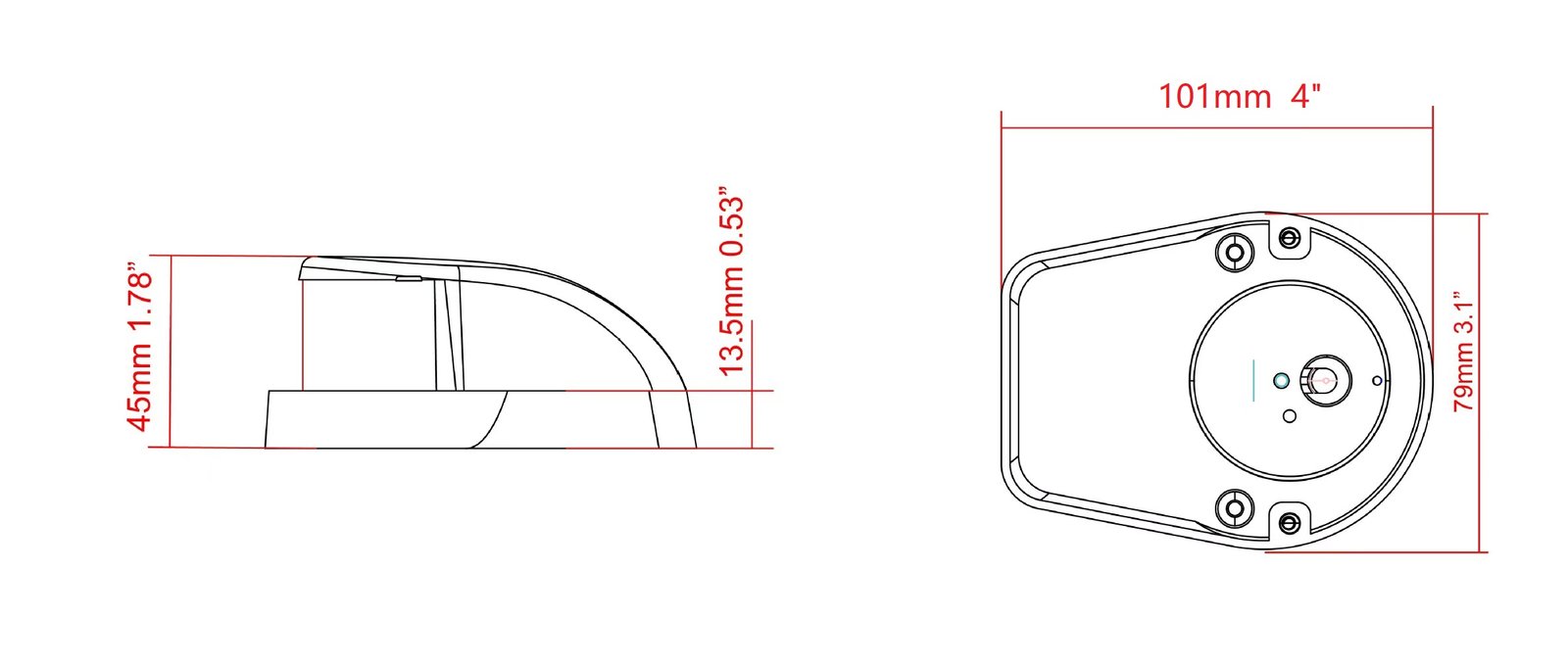 Navigation Light installation drawing